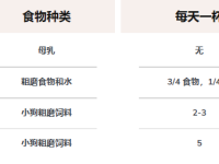 大丹犬幼犬应该吃多少东西?大丹犬幼犬喂养图表